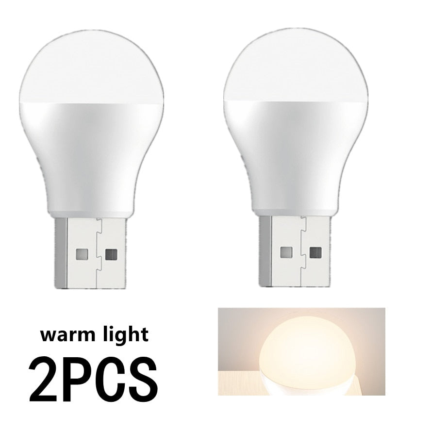 3X USB LED Nachtlicht Augenschutz Lampe Computer Mini Licht Nachtlampe Kinder