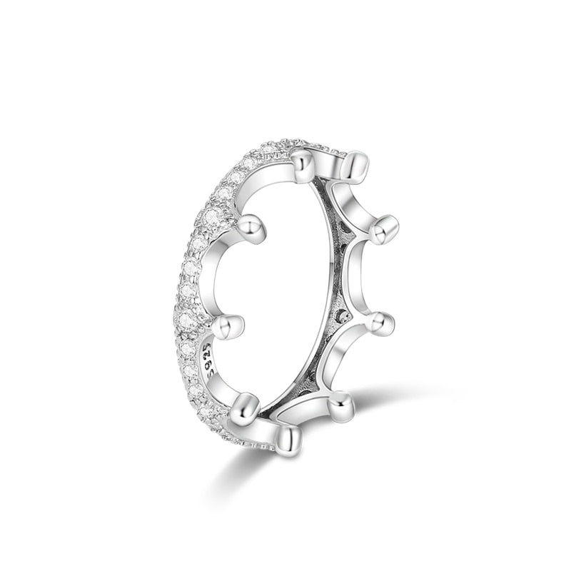 Massiv Sterling Silber 925er Ring filigran Fashion Damenring mit 3A Zirkonia
