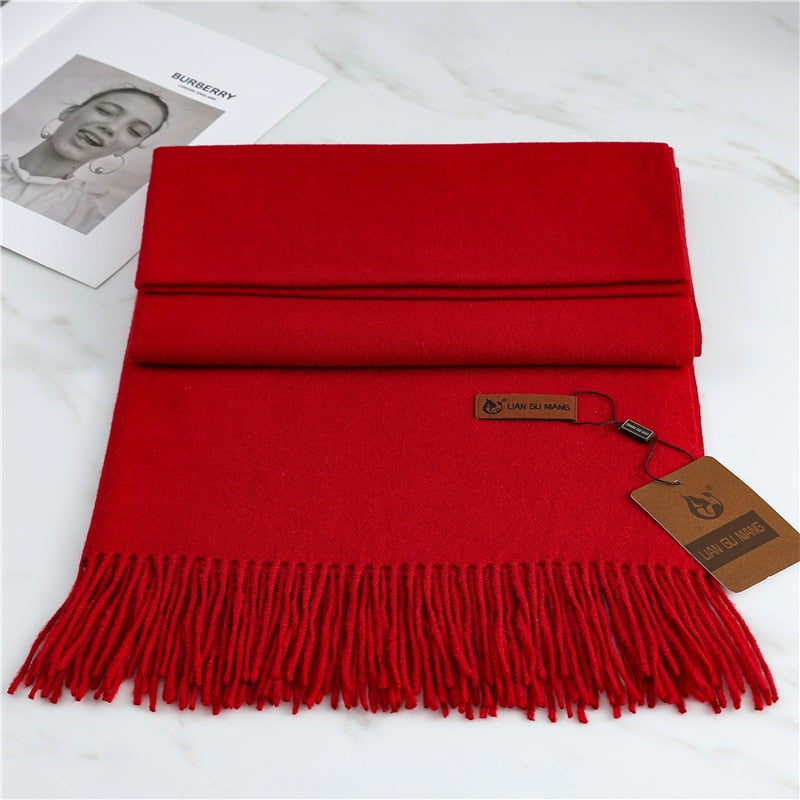 Fashion Damen Winterschal Viskose Stola Schlauchschal  Halstuch Strickschal Loop NEU