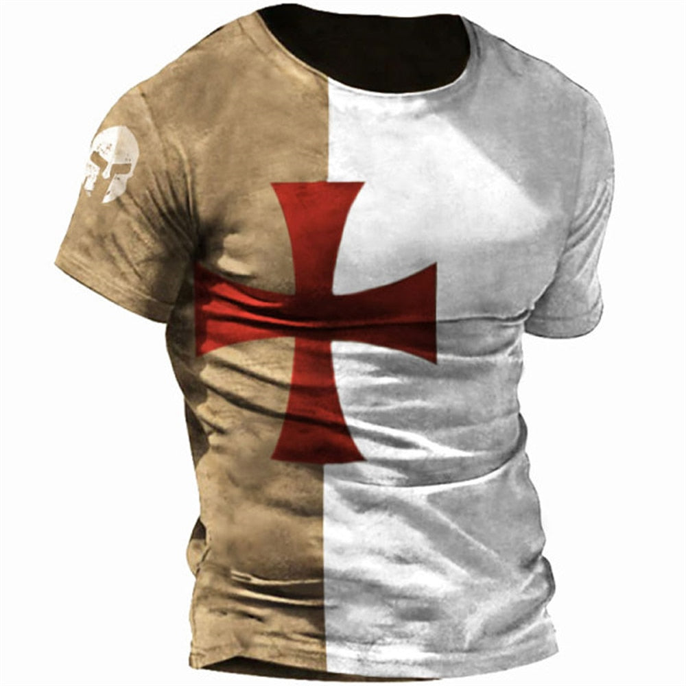 Fashion Herren Vintage Motorsport 3D T-Shirt Rundhals Unisex Sommer Streetwear