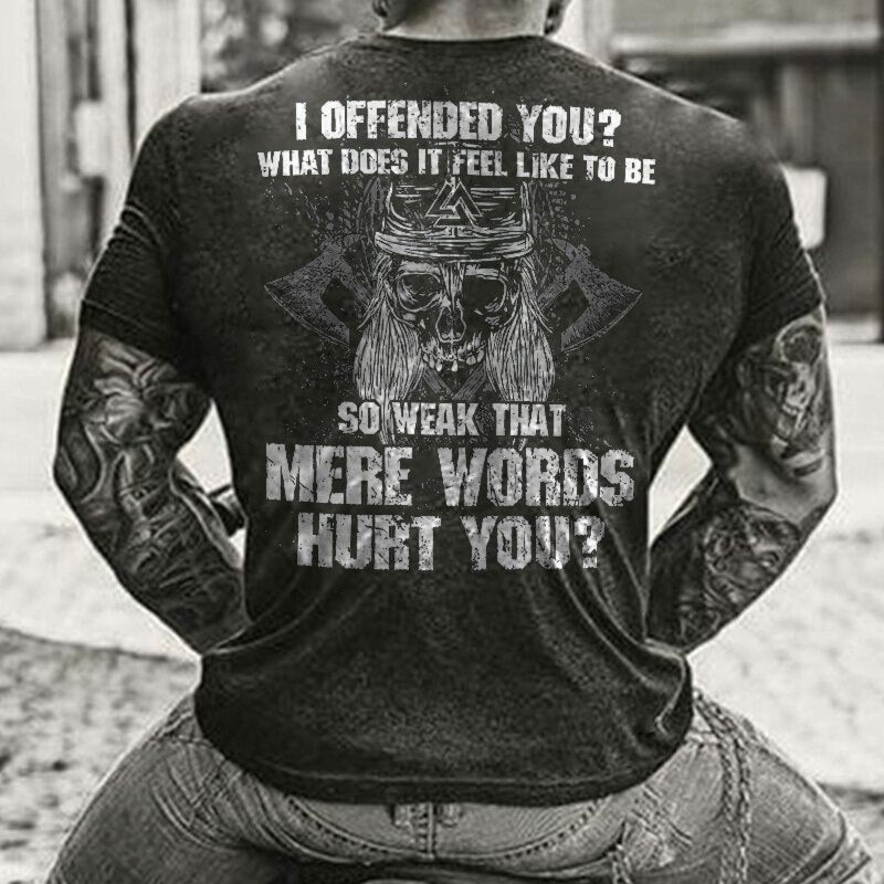 Fashion Herren Vikings Horror Skull 3D T-Shirt Rundhals Unisex Sommer Streetwear