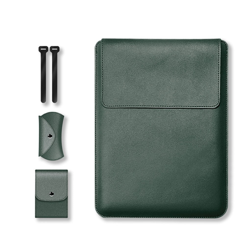 Leder Laptop Tasche Sleeve Hülle Case Cover für Macbook Air Pro 13.3 14 15 Zoll