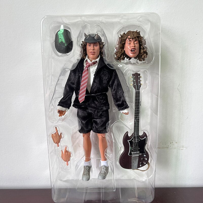 AC/DC NECA Highway To Hell Angus Young Bon Scott Action Figur Figuren 18cm