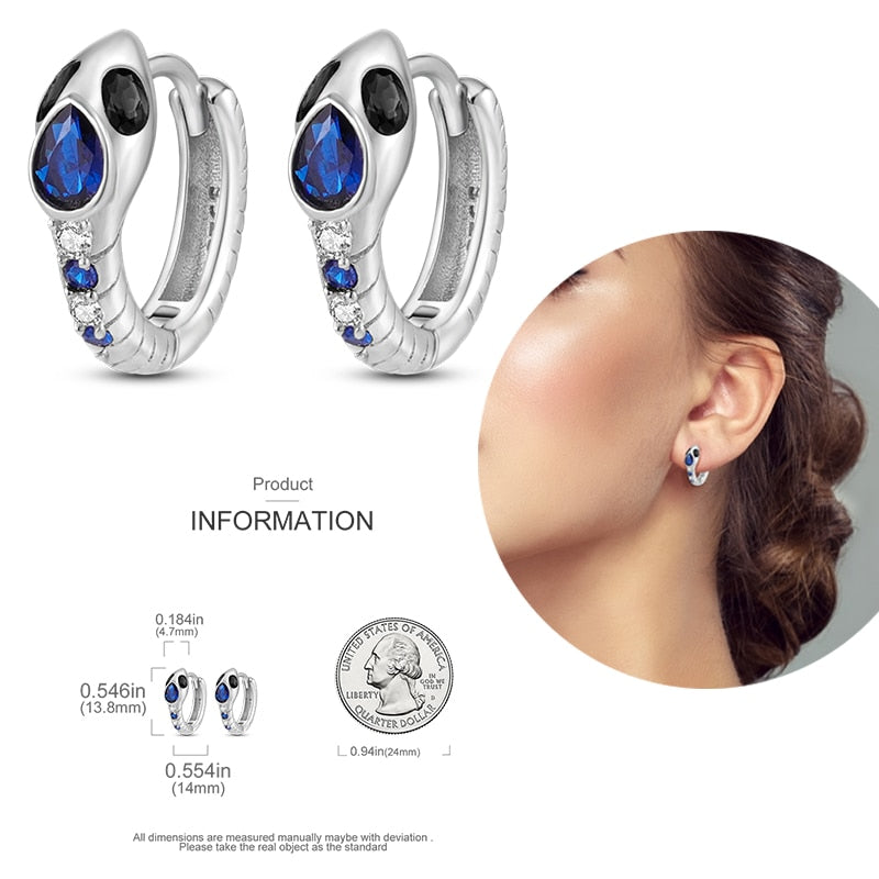 1 Paar Creolen aus 925 sterling Silber Ohrringe Ohrschmuck Zirkonia Ohrstecker