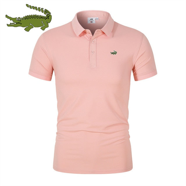 Männer Poloshirt Kontrast Kragen Polo Kurzarm Slim Fit Hemd Polohemd T-Shirt NEU