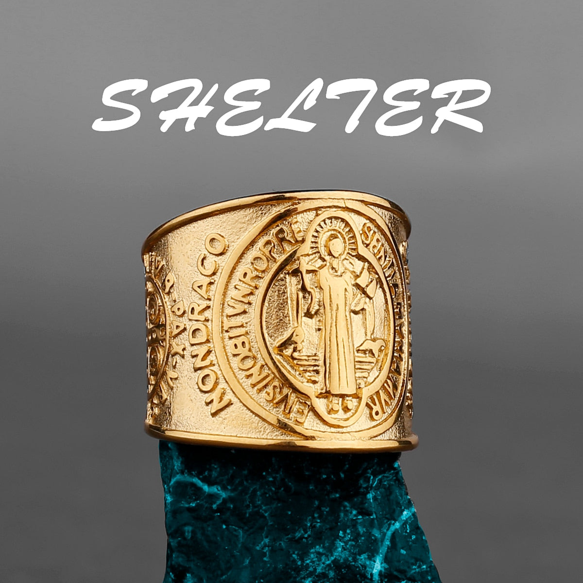 Edelstahl Herren & Damen Biker Rocker Spinning Ring Silber Skull Gothic
