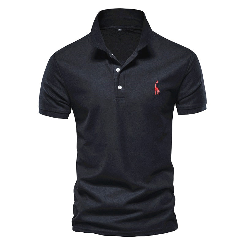 Herren Poloshirt Kontrast Kragen Polo Kurzarm Slim Fit Hemd Polohemd T-Shirt NEU