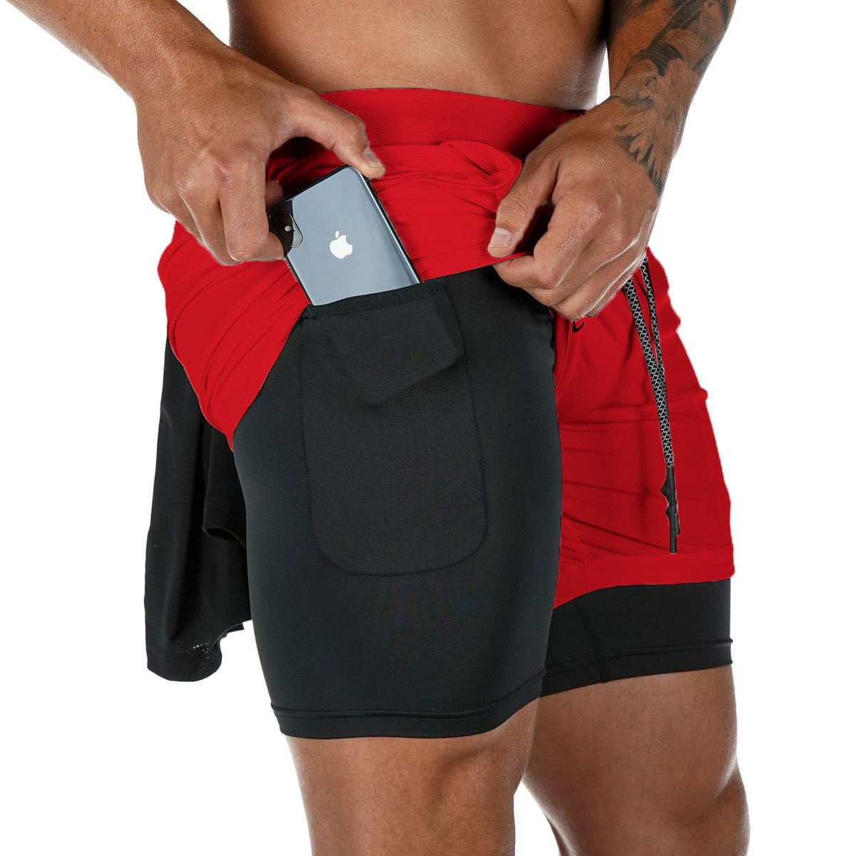 Shorts Bermudas Sporthose Kurze Kurzhose Jogging Unifarben Herren Fitness Gym