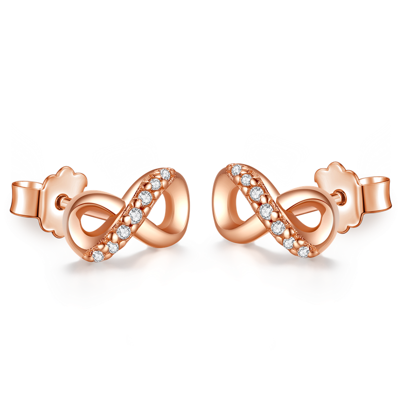 1 Paar Creolen aus 925 sterling Silber Ohrringe Ohrschmuck Zirkonia Ohrstecker