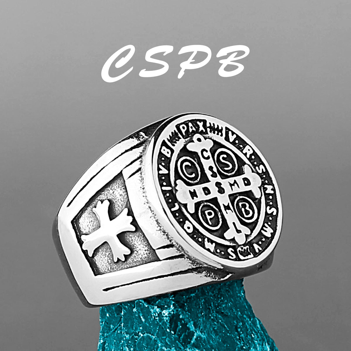 Edelstahl Herren & Damen Biker Rocker Spinning Ring Silber Skull Gothic