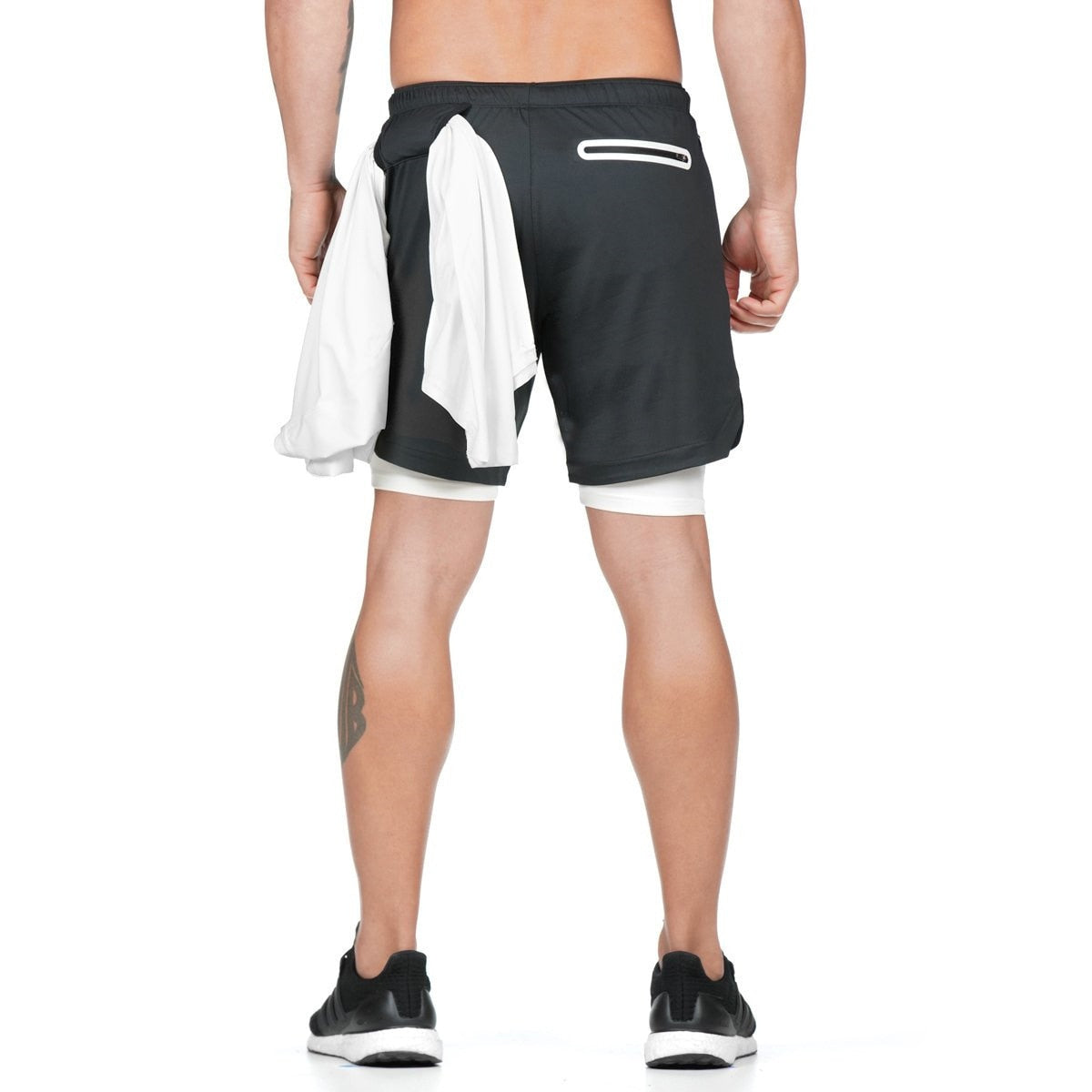 Shorts Bermudas Sporthose Kurze Kurzhose Jogging Unifarben Herren Fitness Gym