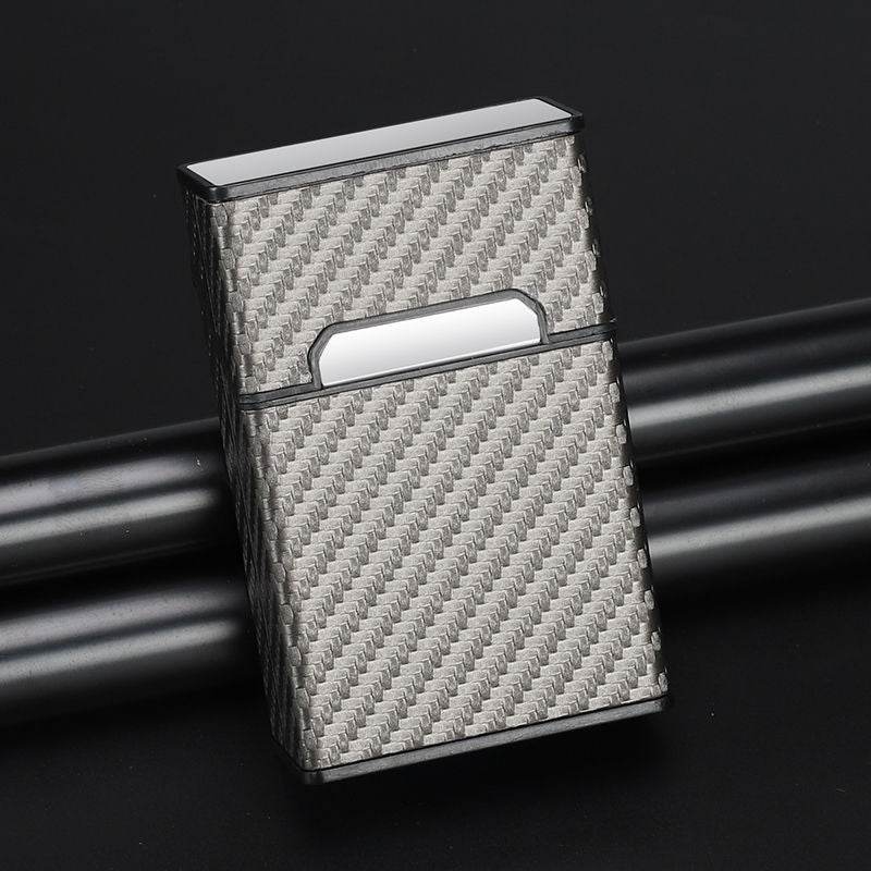 Zigarettenetui Etui 20 Zigaretten Dose Metall Box Mini Kunst Leder Accessories