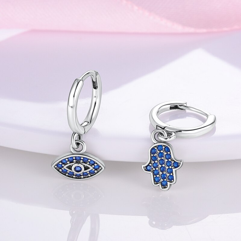 1 Paar Creolen aus 925 sterling Silber Ohrringe Ohrschmuck Zirkonia Ohrstecker