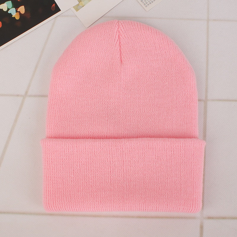 Warme Damen Wintermütze Woll Mütze Strickmütze Kappe Hut Unisex