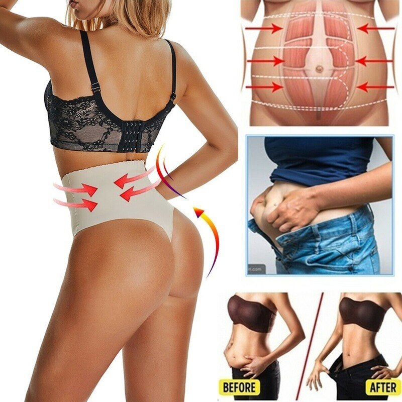 Seamless Shapewear Miederslip Form-Slip Bauchweg Slip Miederhose Tanga
