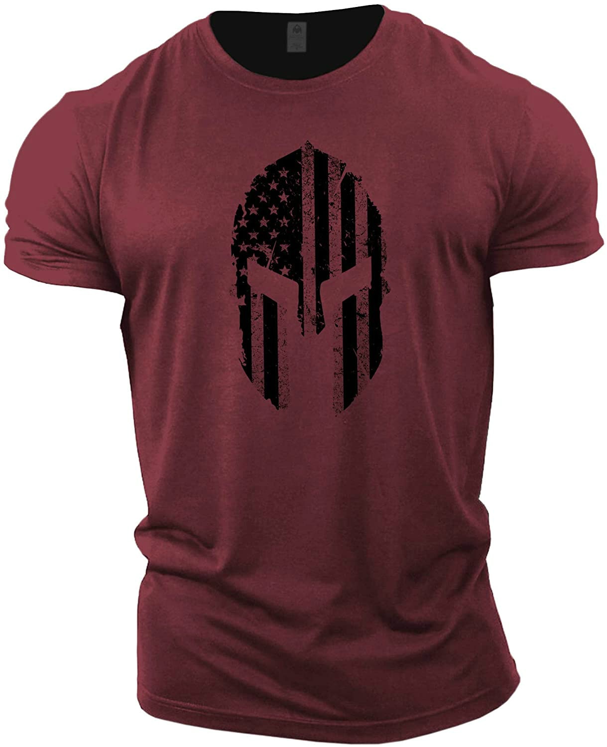 Herren Gym Fitness Viking Tattoo 3D T-Shirt Rundhals Unisex Streetwear