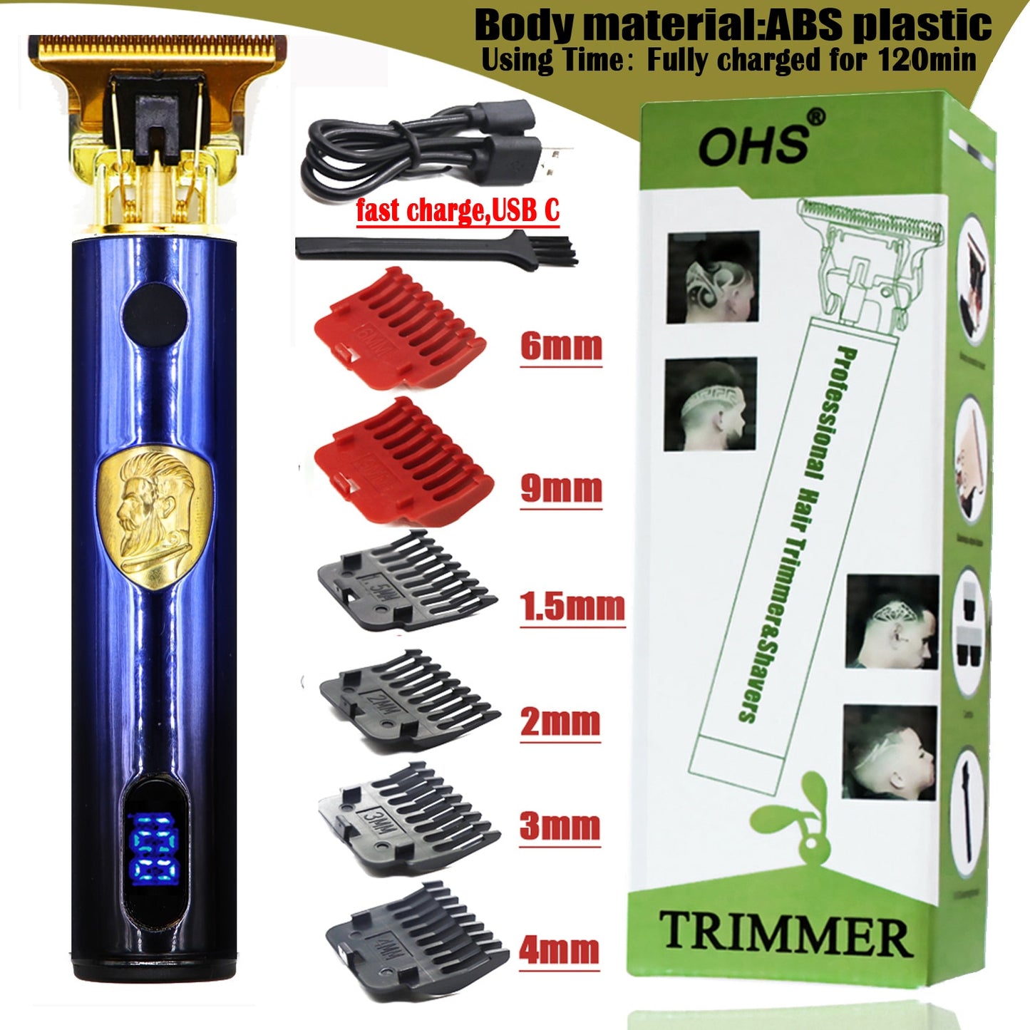 Profi Haarschneidemaschine Haarschneider Rasierer Hair Clipper Bart Trimmer