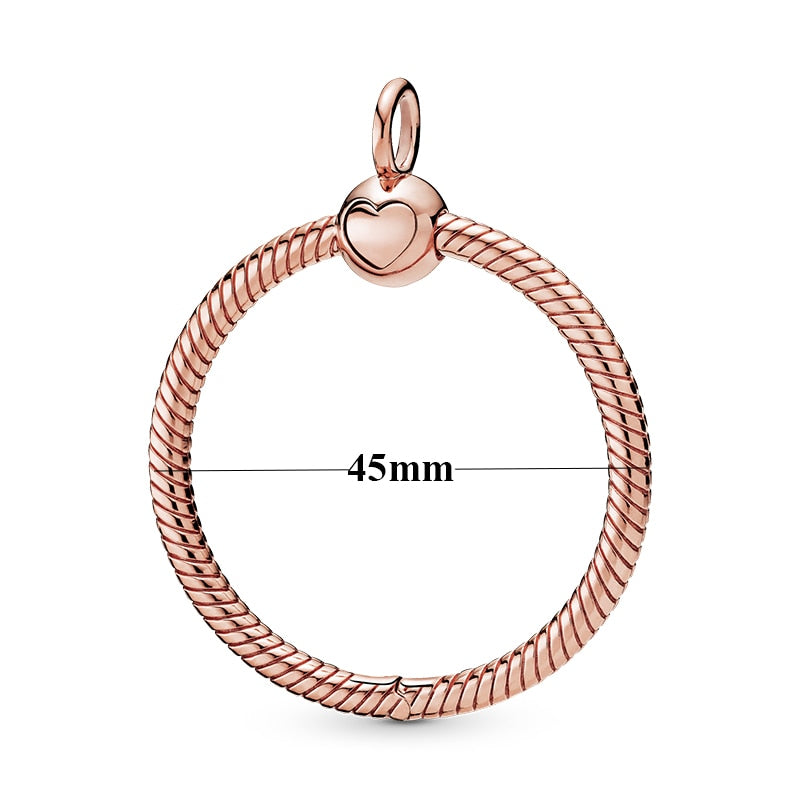 Massiv Sterling Silber 925 Panzerkette Fashion Halskette mit Zirkonia Anhänger Damen