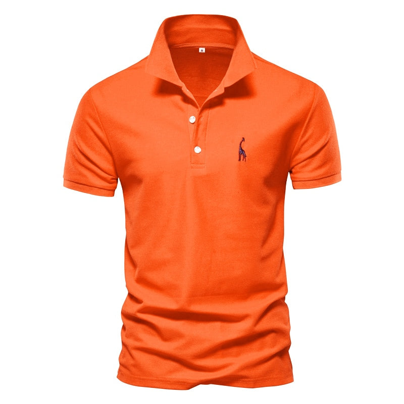 Herren Poloshirt Kontrast Kragen Polo Kurzarm Slim Fit Hemd Polohemd T-Shirt NEU