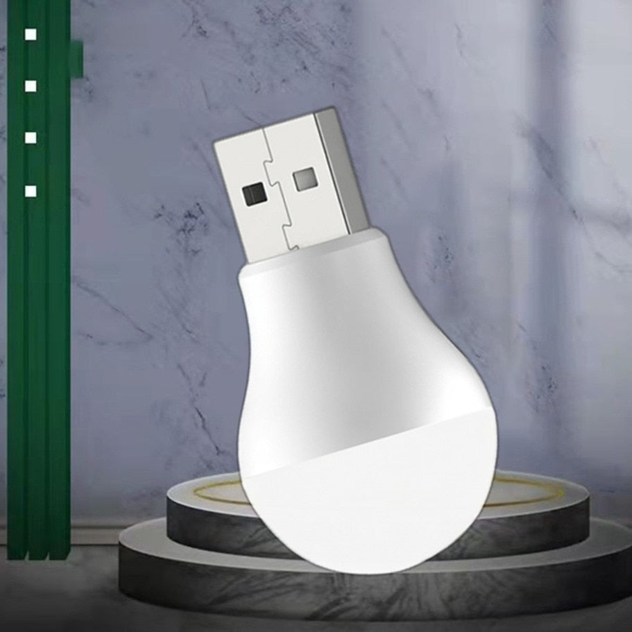 3X USB LED Nachtlicht Augenschutz Lampe Computer Mini Licht Nachtlampe Kinder