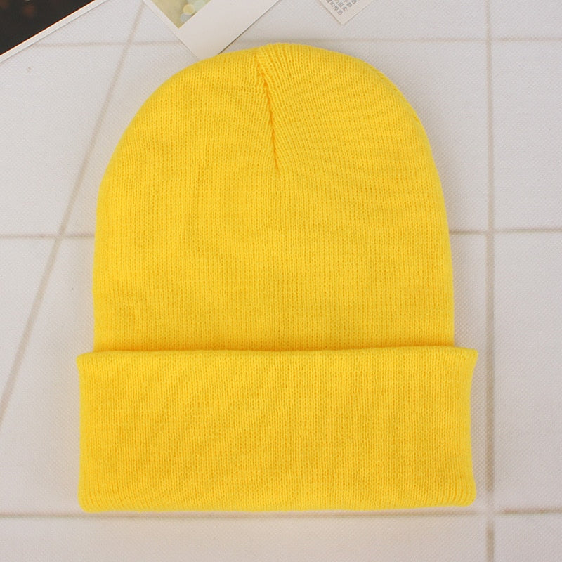 Warme Damen Wintermütze Woll Mütze Strickmütze Kappe Hut Unisex
