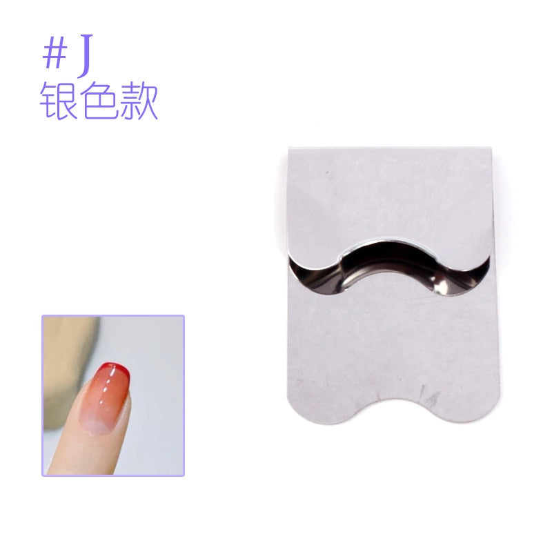 9 Größen French Nail Nagel Kunst Maniküre Schablone Trimmer Styling Tool