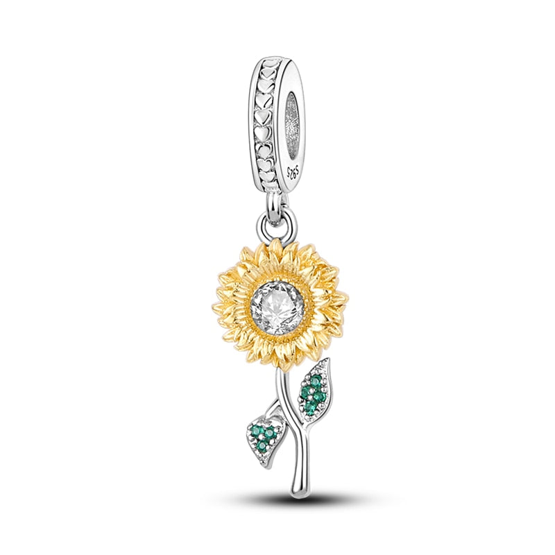 Charms Anhänger 925 Sterling Silber Charm Armband verschiedene Themen Damen Geschenk