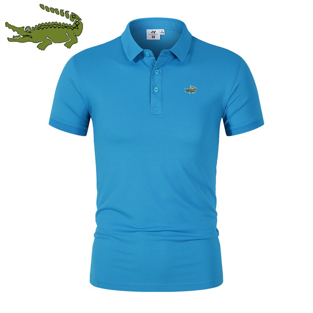 Männer Poloshirt Kontrast Kragen Polo Kurzarm Slim Fit Hemd Polohemd T-Shirt NEU