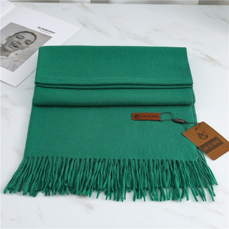 Fashion Damen Winterschal Viskose Stola Schlauchschal  Halstuch Strickschal Loop NEU