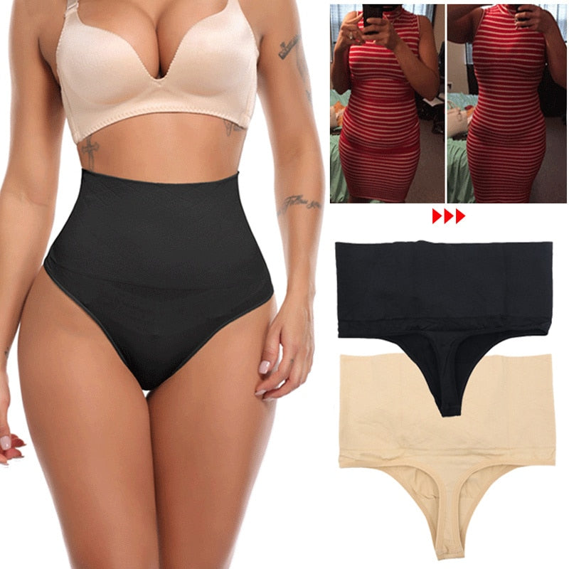 Seamless Shapewear Miederslip Form-Slip Bauchweg Slip Miederhose Tanga