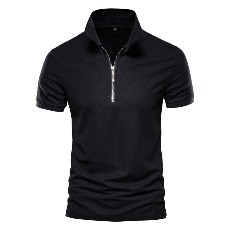Herren Poloshirt Kontrast Kragen Polo Kurzarm Slim Fit Hemd Polohemd T-Shirt NEU