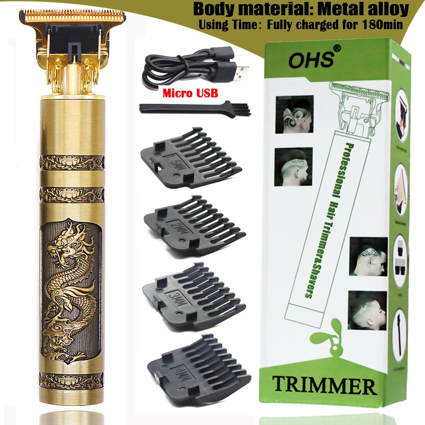 Profi Haarschneidemaschine Haarschneider Rasierer Hair Clipper Bart Trimmer