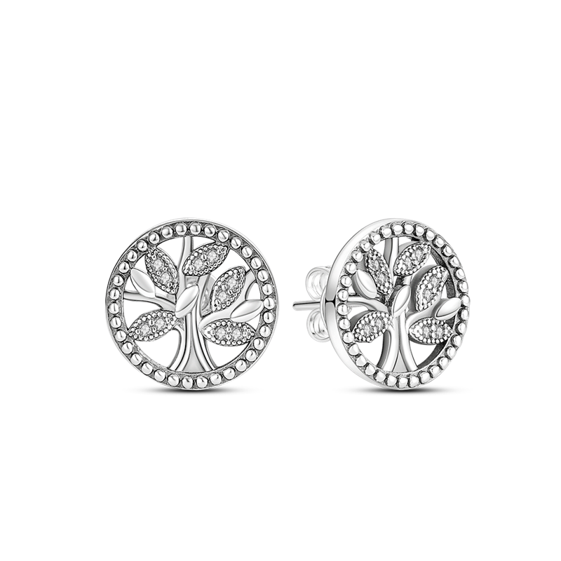 1 Paar Creolen aus 925 sterling Silber Ohrringe Ohrschmuck Zirkonia Ohrstecker