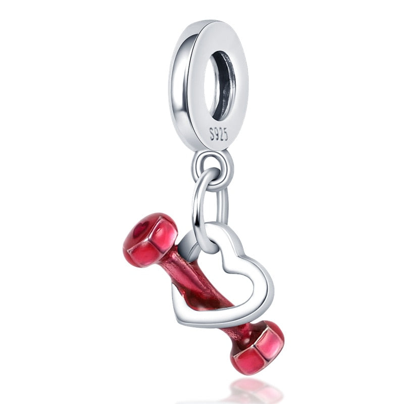 Charms Anhänger 925 Sterling Silber Charm Armband verschiedene Themen Damen Geschenk