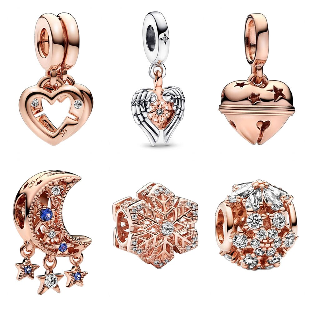 Charms Anhänger 925 Sterling Silber Charm Armband verschiedene Themen Damen Geschenk