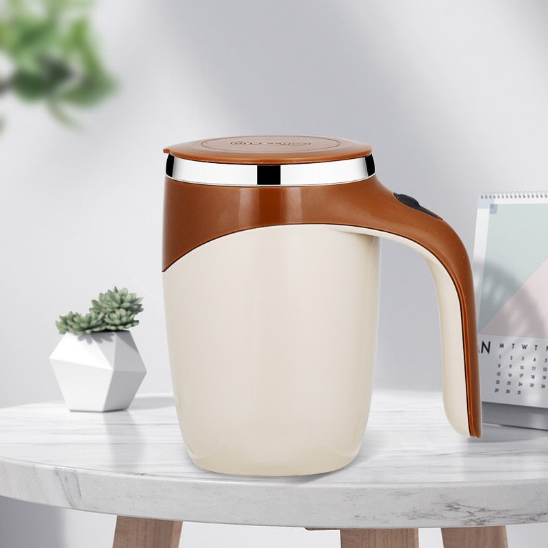 Selbstrührende Tasse Magic Mug Selbstrührender Becher automatisch Edelstahl
