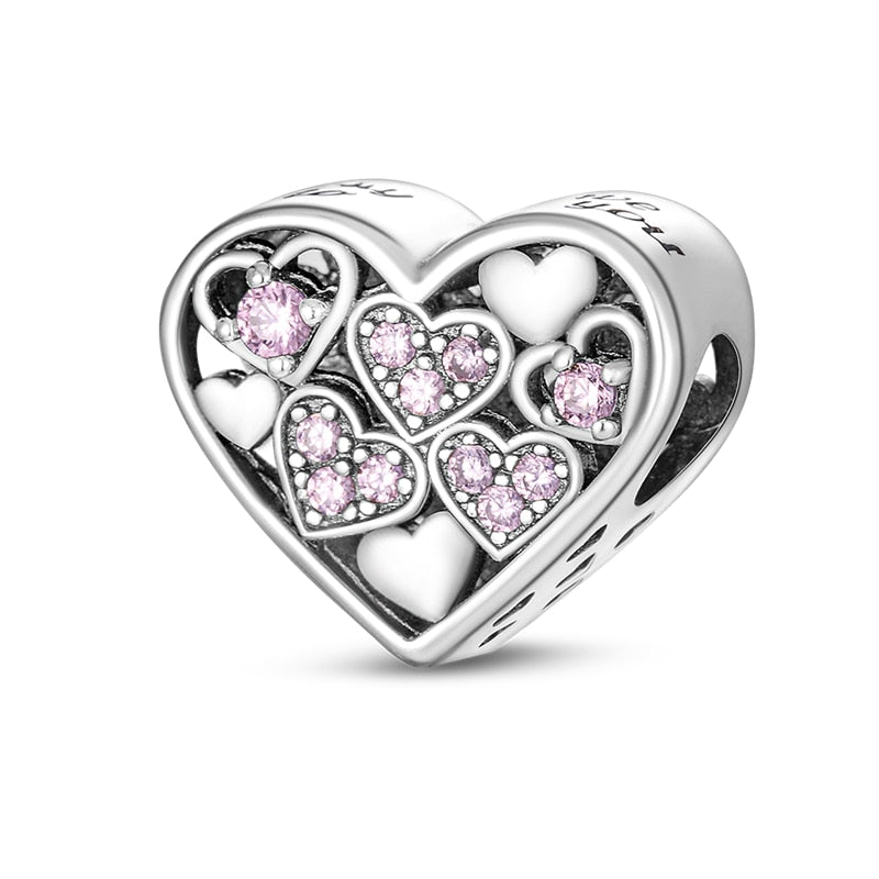 Charms Anhänger 925 Sterling Silber Charm Armband verschiedene Themen Damen Geschenk