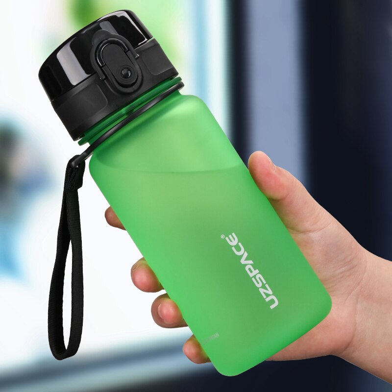 UZSPACE 350ML Trinkflasche Sportflasche Wasserflasche Getränkeflasche BPA-frei Tritanflasche