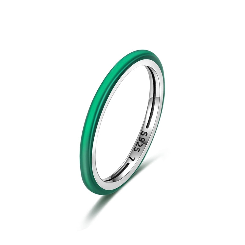 Massiv Sterling Silber 925er Ring filigran Fashion Damenring mit 3A Zirkonia