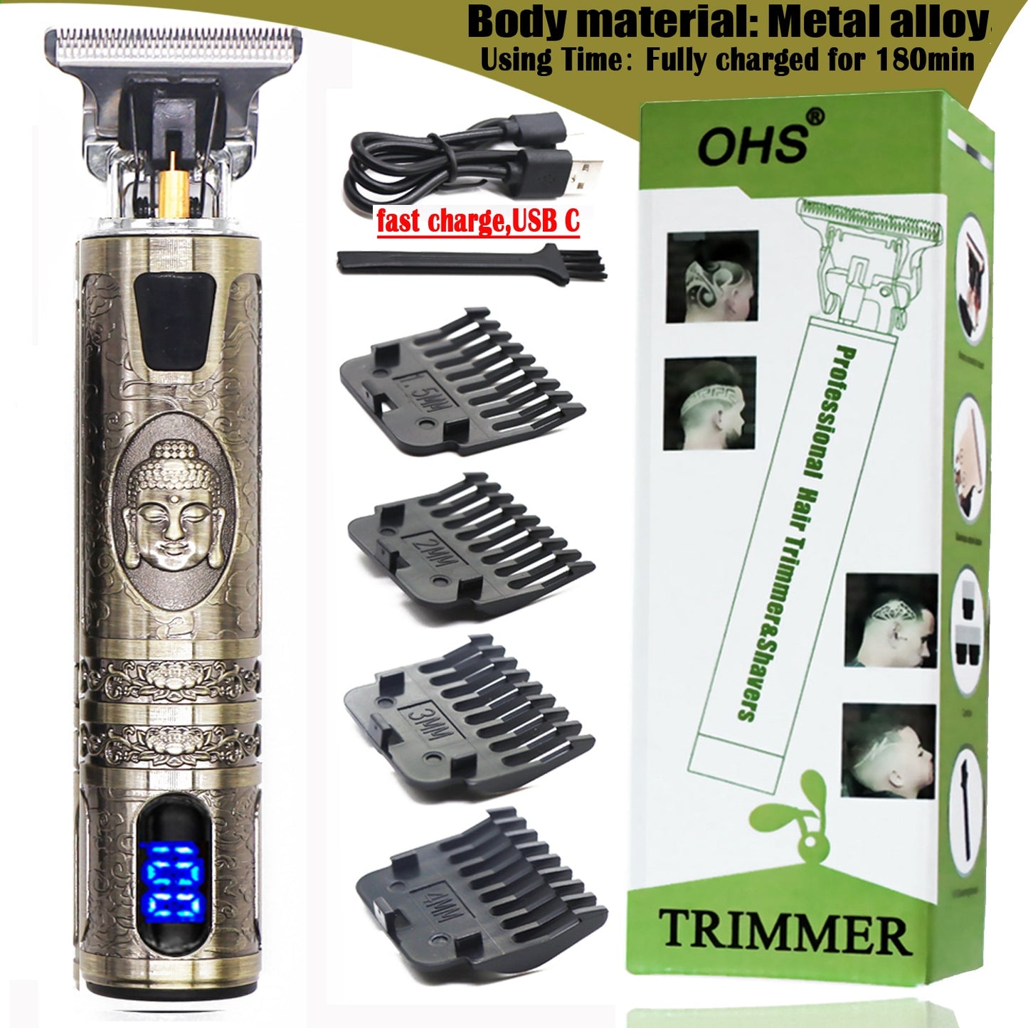 Profi Haarschneidemaschine Haarschneider Rasierer Hair Clipper Bart Trimmer