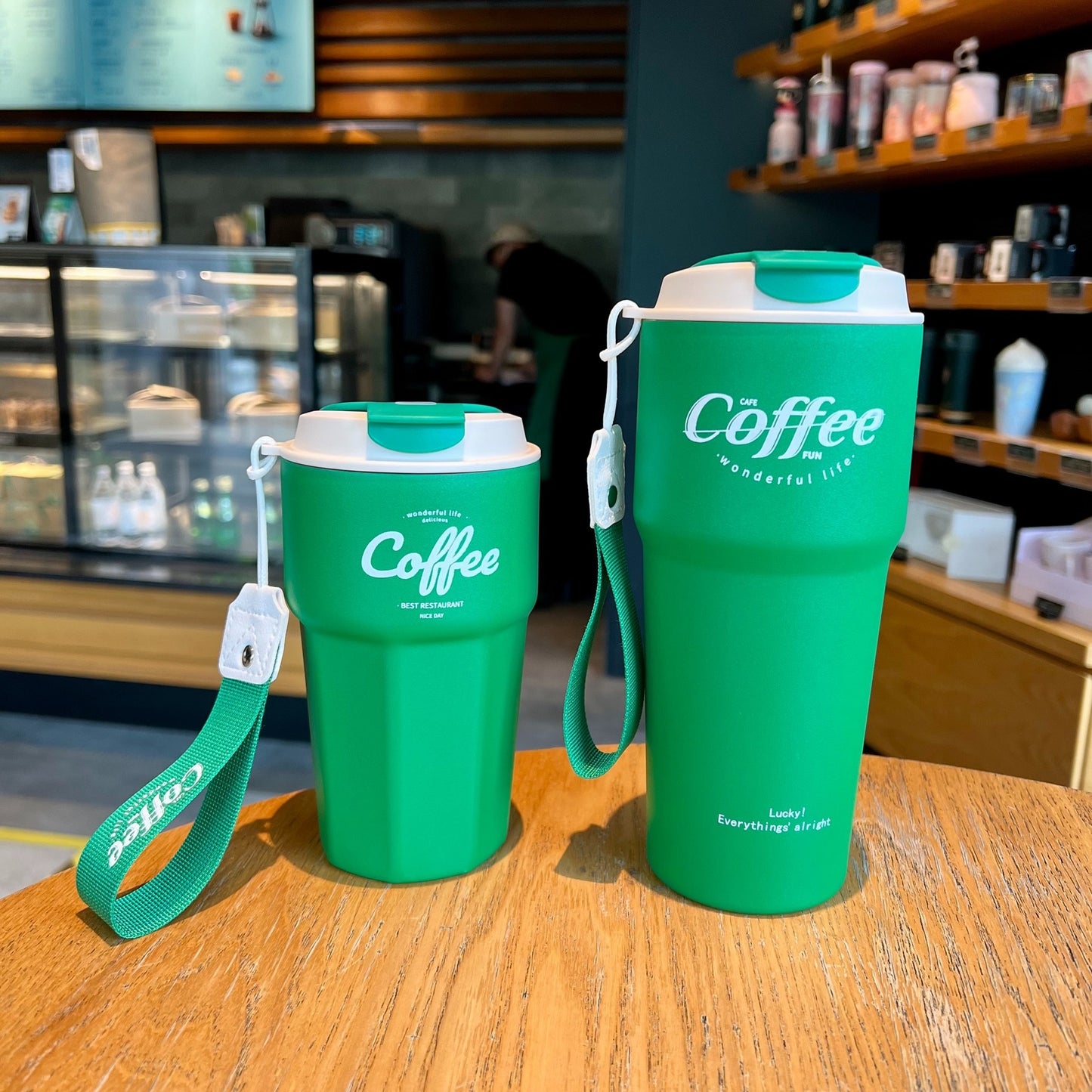 MUG Isolierbecher Auto Thermobecher to go 420/620 ML Spülmaschinengeeignet Edelstahl