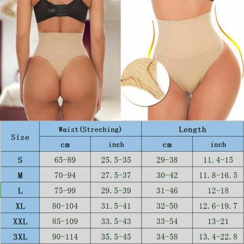 Seamless Shapewear Miederslip Form-Slip Bauchweg Slip Miederhose Tanga
