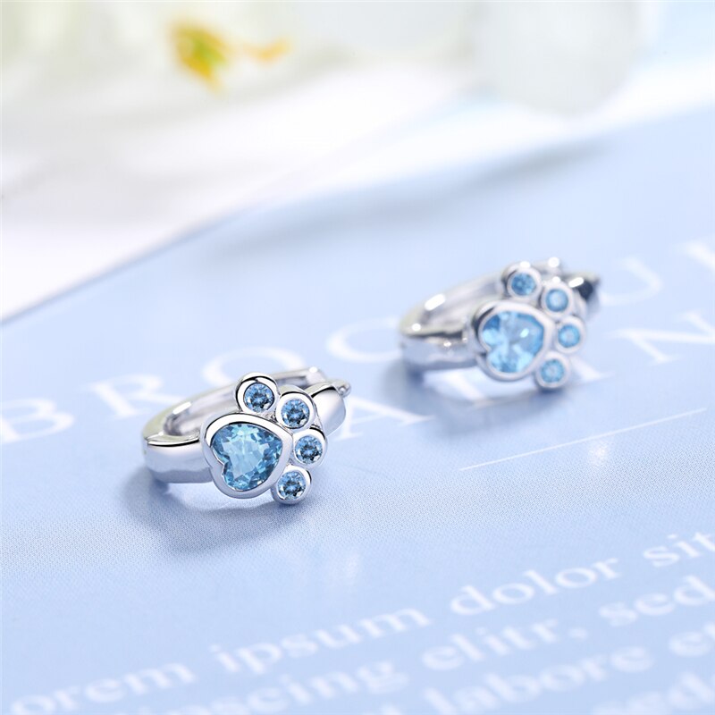 1 Paar Creolen aus 925 sterling Silber Ohrringe Ohrschmuck Zirkonia Ohrstecker