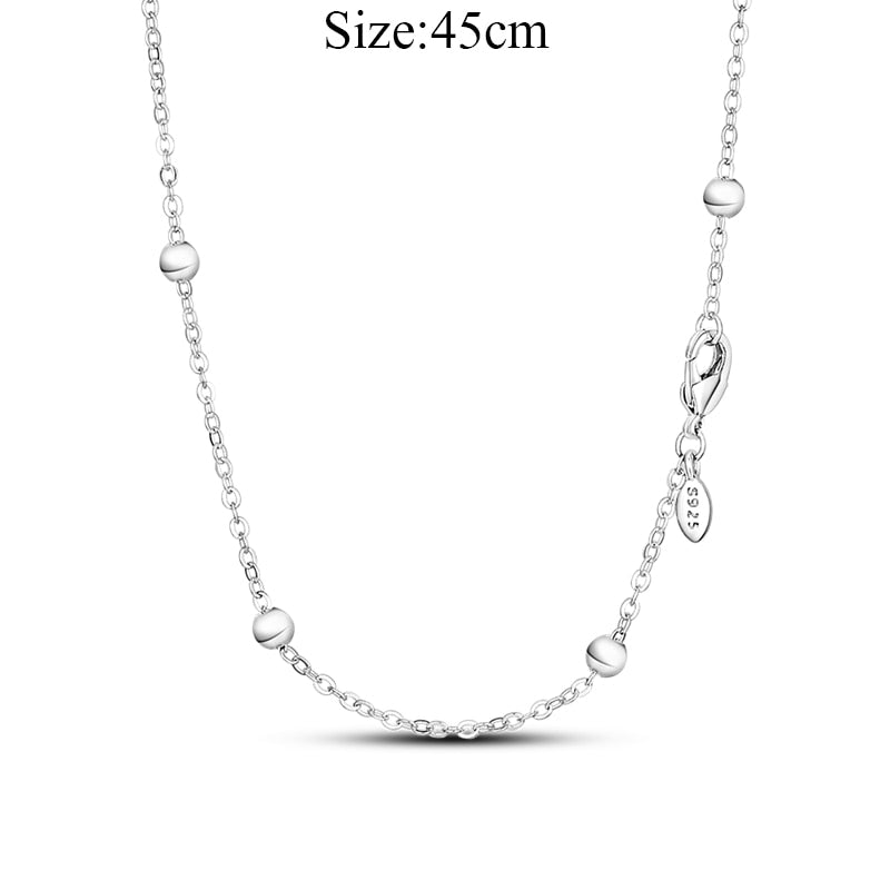 Massiv Sterling Silber 925 Panzerkette Fashion Halskette mit Zirkonia Anhänger Damen
