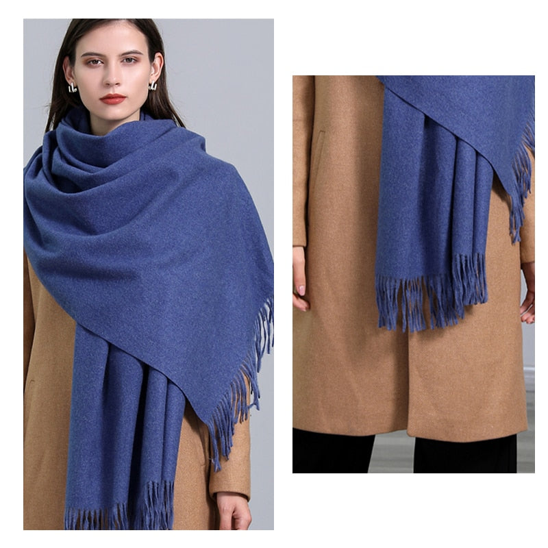 Fashion Damen Winterschal Viskose Stola Schlauchschal  Halstuch Strickschal Loop NEU