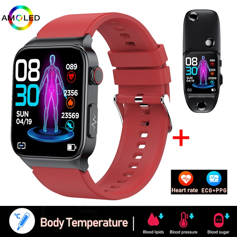 EKG + PPG Bluetooth Smart watch Fitness Tracker Sport Uhr Puls Armband Wasserdicht