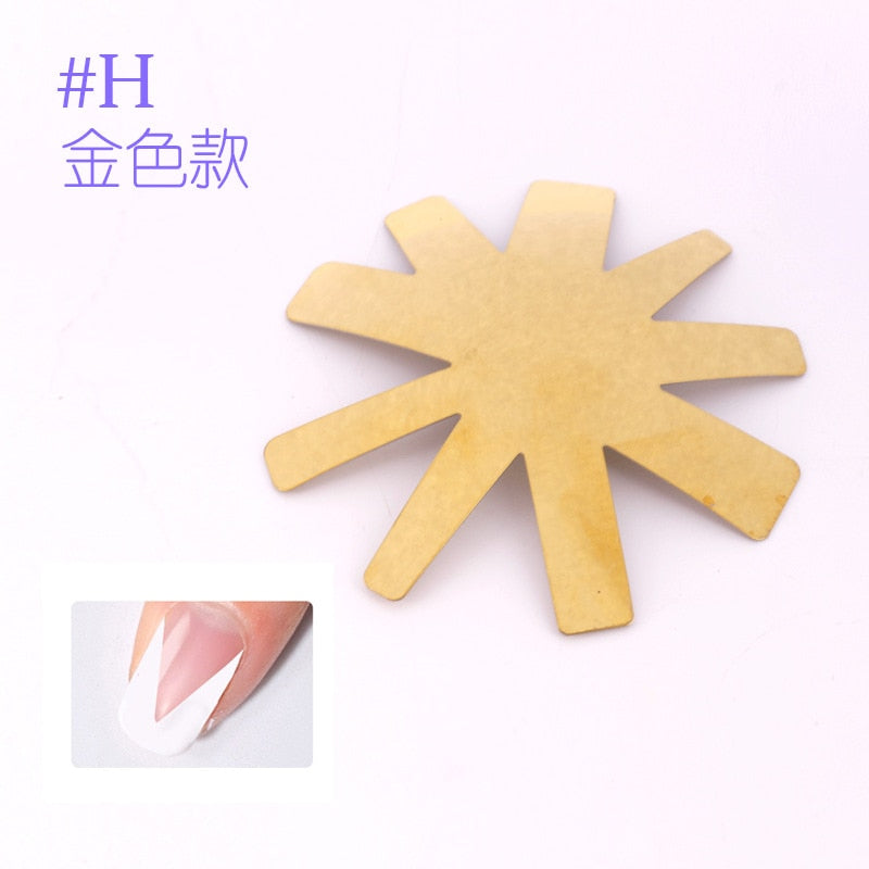 9 Größen French Nail Nagel Kunst Maniküre Schablone Trimmer Styling Tool