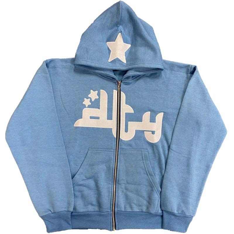 Kapuzenpullover Sweatjacke Zip Hoodie Sweatshirt Pullover Pulli Damen