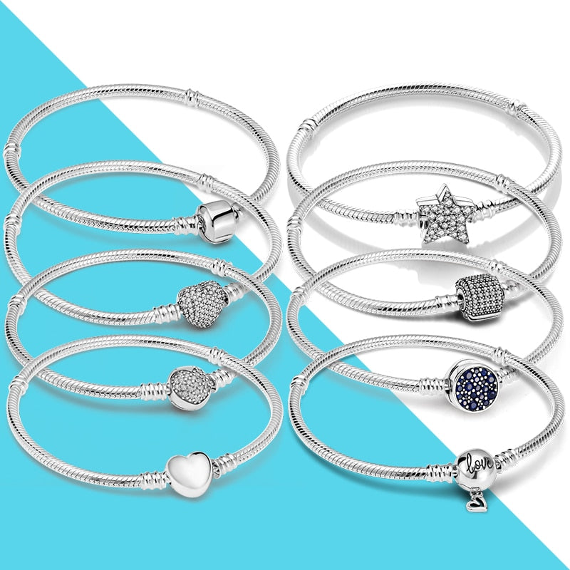 Bettelarmband Sammelarmband aus 925er Silber Charms Armband Damen
