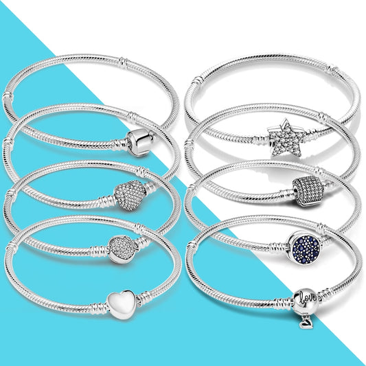Bettelarmband Sammelarmband aus 925er Silber Charms Armband Damen